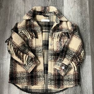 Girls Zara fringe jacket